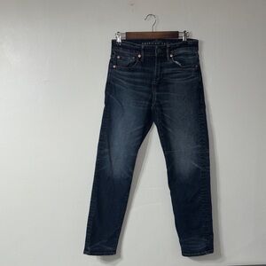 American Eagle Original Straight Leg Jeans Mens Blue Denim Mens Size 28x30